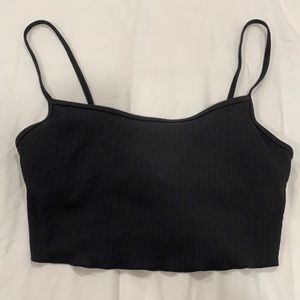 Black LA Hearts Bikini Top